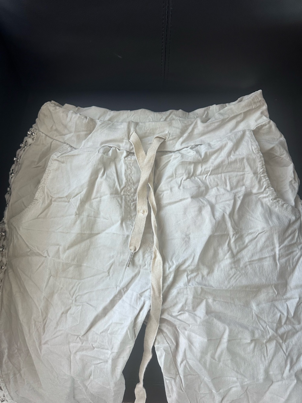 marisima Italian made Embellished Skinny/jogger Pants - Women - Picture 2 of 7
